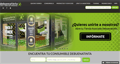 Desktop Screenshot of cartuchosdebuenatinta.es